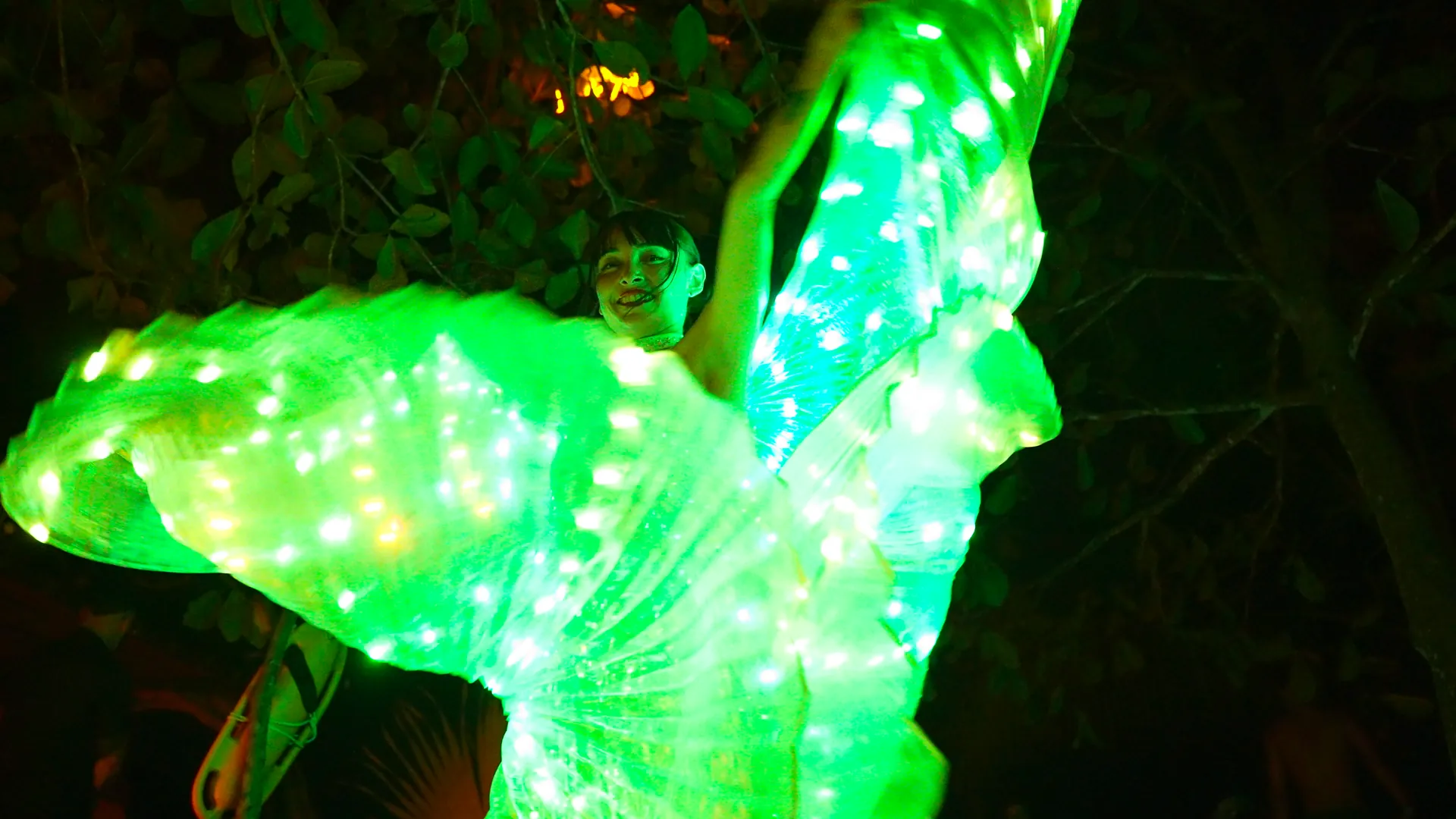 Light performance at Lunar Ritual